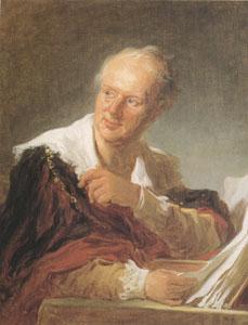 Jean Honore Fragonard Portrait of Diderot (mk05) oil painting picture